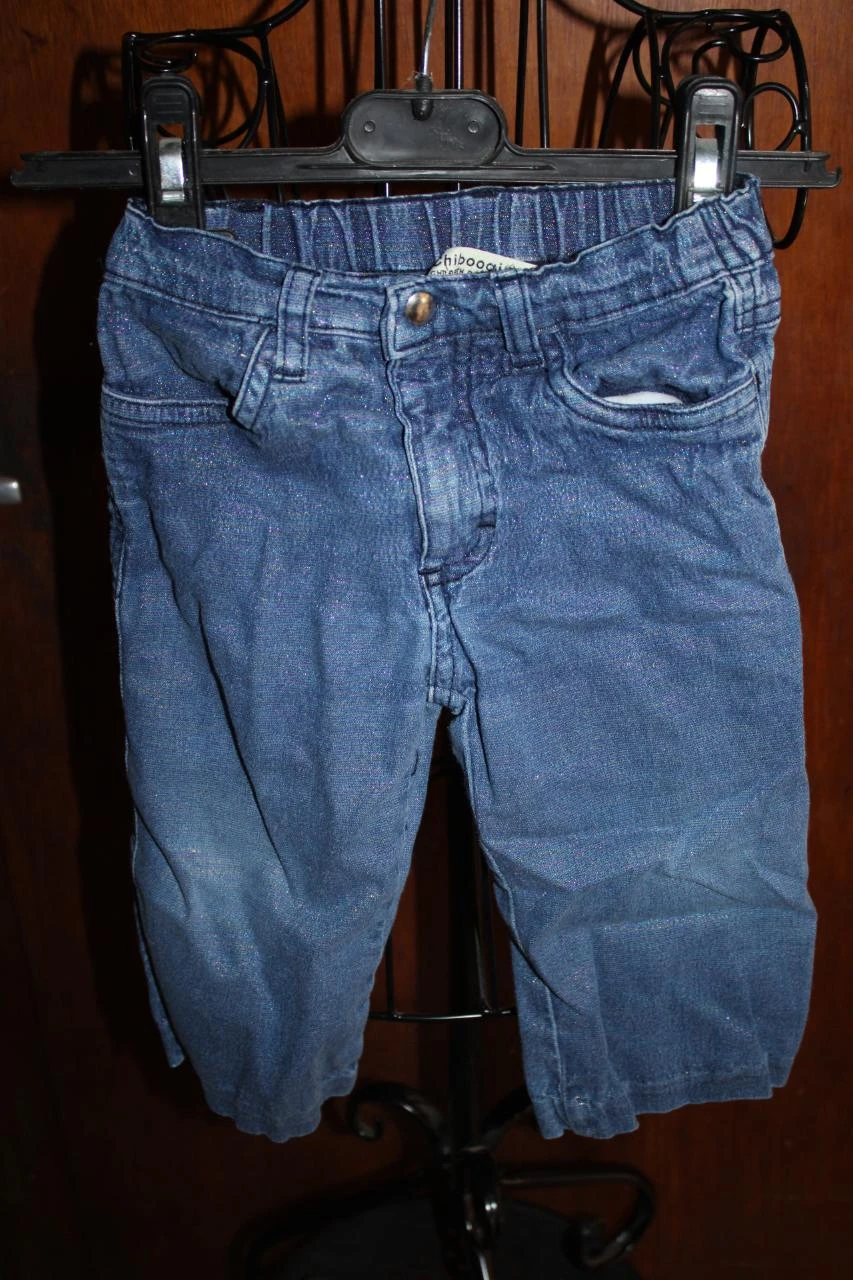 Pantacourt en jean fille 18 mois - 86 cm chiboogi